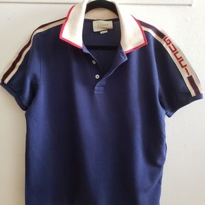 Gucci Polo Shirt - Authentic - Blue